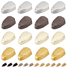 32 Sets 4 Colors Zinc Alloy Cord Ends FIND-GF0004-92-1