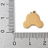 Christmas Themes 304 Stainless Steel Enamel Charms STAS-K312-04H-G-3