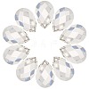 10Pcs Transparent Glass Pendants GLAA-SP0001-45A-1