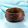 Unisex Fashion Leather Cord Bracelets BJEW-BB15521-B-7