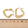 304 Stainless Steel Hoop Earrings EJEW-G423-24G-4