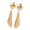 304 Stainless Steel Dangle Stud Earrings for Women EJEW-F412-01G-01-4