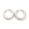 Tarnish Resistant Frosted 304 Stainless Steel Huggie Hoop Earrings for Women EJEW-C096-31A-P-2