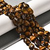 Natural Tiger Eye Beads Strands G-I377-A19-1