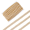 Polyester Centipede Braided Wavy Ribbon OCOR-WH0111-43A-1