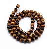 Natural Tiger Eye Beads Strands X-G-J303-11-10mm-2