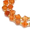 Natural Carnelian Beads Strands G-I376-B10-01-3