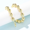 Brass Ball Chain Necklaces for Men Women NJEW-H089-01G-2