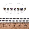 Iron & ABS Plastic Imitation Pearl Tennis Chains CH-Q006-01A-04-3