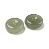 Natural Nephrite Jade/Hetian Jade Donut Charms G-H036-07-2