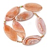 Natural Fire Crackle Agate Beads Strands G-F825-A01-01D-3