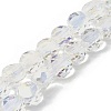 Electroplate Glass Beads Strands EGLA-L045-G-AB01-1