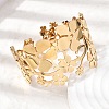 304 Stainless Steel Cuff Bangles for Women LS-BJEW-B166-01G-3
