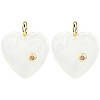 2Pcs Natural Quartz Crystal Pendants G-FH0002-76C-1