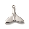 Anti-Tarnish 304 Stainless Steel Pendants STAS-M075-19P-1