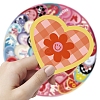 PVC Self-Adhesive Cartoon Love Heart Stickers STIC-PW0020-05-4