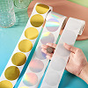 3 Rolls 3 Styles Vinyl Plastic Printable Holographic Stickers OFST-TA0001-10C-6