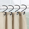 4Pcs Iron Shower Curtain Hook AJEW-LP0006-33-3