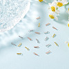 30Pcs 3 Colors 925 Sterling Silver Cord Ends FIND-GO0002-60-4