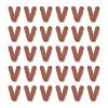 Opaque Acrylic European Beads OACR-TAC0019-006V-2