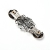 Vintage Alloy Rhinestone Sweater Clips JEWB-WH0011-43-2