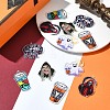 12Pcs 6 Styles Halloween Printed Acrylic Pendants OACR-FS0001-73-8