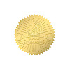 CRASPIRE Self Adhesive Gold Foil Embossed Stickers DIY-CP0003-01D-1