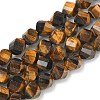 Natural Tiger Eye Beads Strands G-C267-B16-2