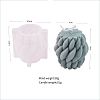 DIY Wool Knot Shape Candle Silicone Molds CAND-PW0008-14B-1