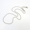 Tarnish Resistant Men's 304 Stainless Steel Cable Chain Necklaces STAS-O037-12P-3