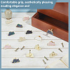 20Pcs 5 Colors Zinc Alloy & Acrylic Drawer Cabinets Handles FIND-DR0002-43-5