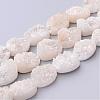 Electroplated Natural Quartz Crystal Beads Strands G-P150-12x16mm-01-1