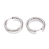 Tarnish Resistant 201 Stainless Steel Huggie Hoop Earrings EJEW-O095-05-07-2