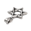 316 Surgical Stainless Steel Pendants STAS-K276-14B-AS-2