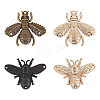 8Pcs 4 Styles Bee Alloy Chandelier Component Links FIND-GO0003-87-1