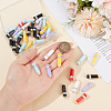 40Pcs Opaque Resin Pendants RESI-ME0001-42-3