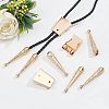  3Pcs Iron Bolo Tie Slide Clasps FIND-ANB0003-18LG-4