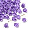 Rose Flower Opaque Resin Beads X-CRES-B1029-A56-1