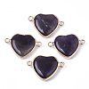 Natural Amethyst Links G-R469-04A-1