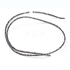 Non-Magnetic Synthetic Hematite Beads Strands HEMA-2D-2