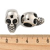 316 Surgical Stainless Steel with Rhinestone European Beads STAS-Q326-04AS-3