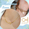 12Pcs Brass Toggle Clasps KK-ME0002-33-5