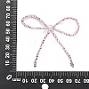 Alloy & Glass Bowknot Chandelier Component Links PALLOY-D360-01F-3