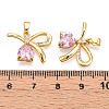 Brass Micro Pave Cubic Zirconia Charms KK-N254-225G-3