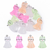 10Pcs Luminous Resin Pendants RESI-YW0004-54-1