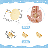 50Pcs 304 Stainless Steel Stud Earring Findings STAS-UN0059-21B-3