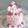 12Pcs Plastic Imitation Pearl Beads Cake Decoration AJEW-CP0010-61A-5