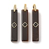 Natural Tiger Eye Pendants GG-CBA51ED-01G-05-1