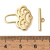 Brass Toggle Clasps KK-N254-84G-4