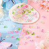 120Pcs 8 Colors Transparency Electroplate Glass Beads GLAA-TA0003-54-5